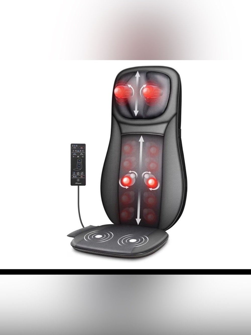 Snailax shiatsu Neck & Back Massager with Heat